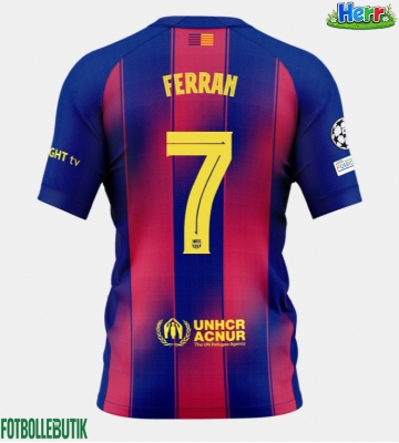 Barcelona Ferran Torres #7 Hemmatröja 2025-26 Kortärmad